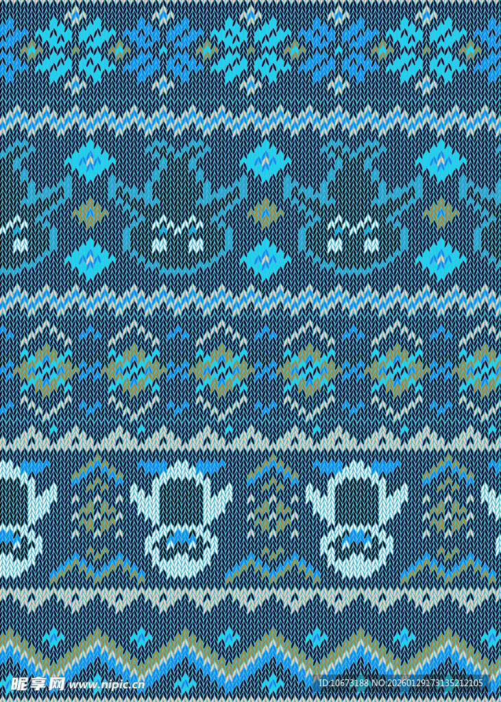 北欧风几何图案针织纹理