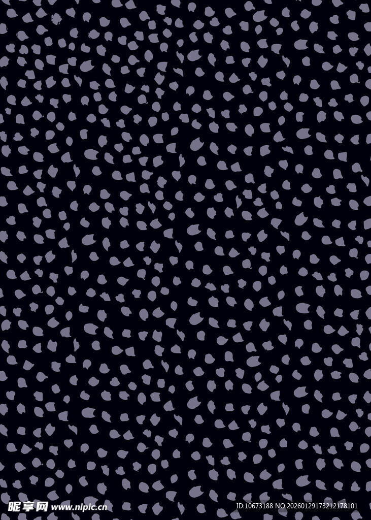 黑色底白点纹理布料