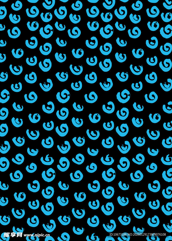 蓝色眼睛图案背景纹理