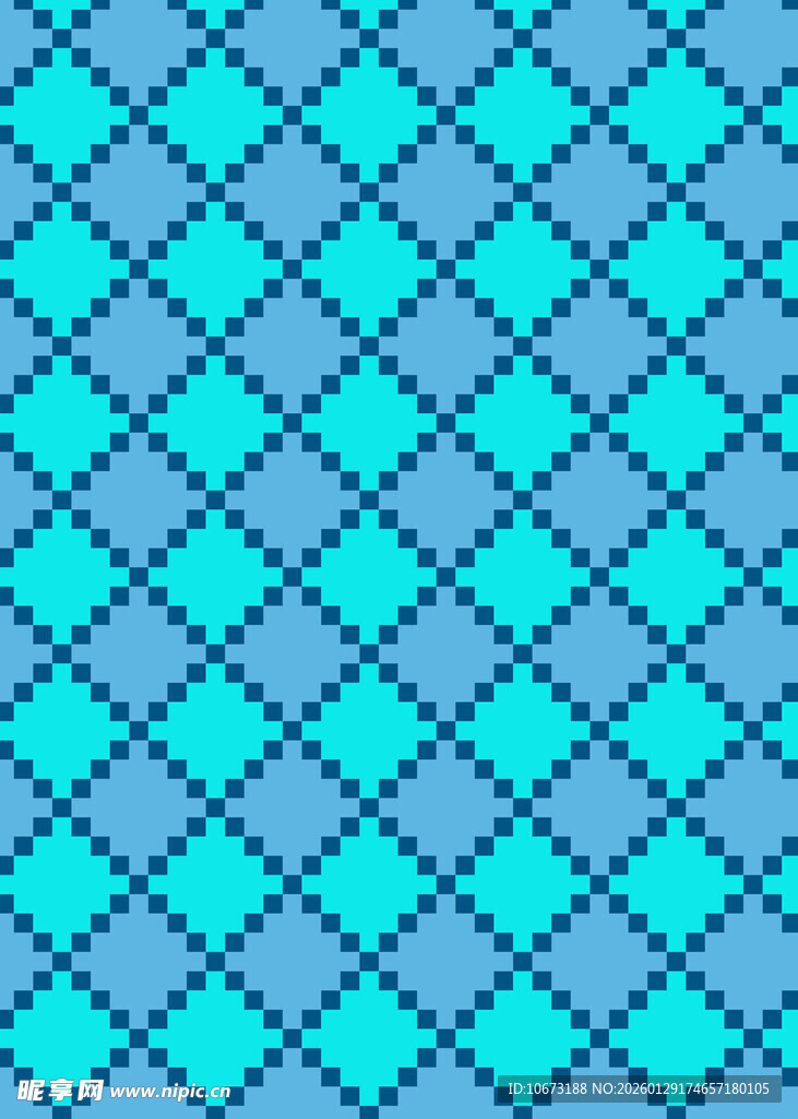 蓝绿色几何图案背景