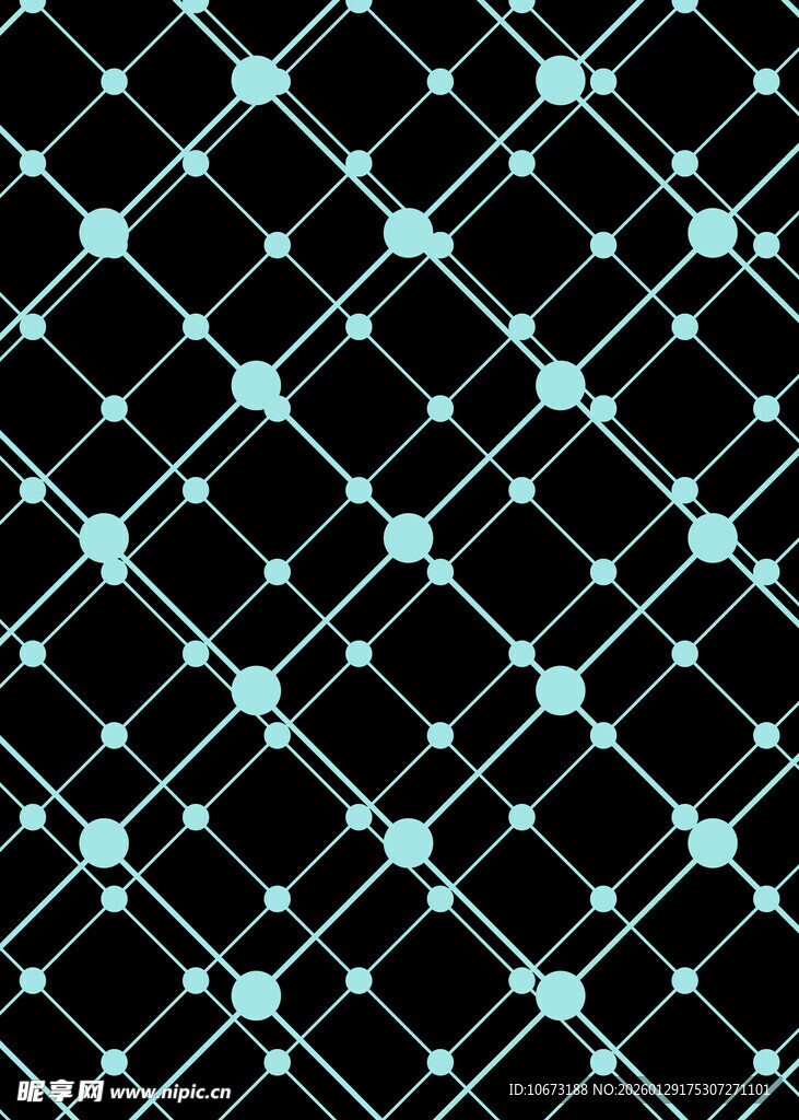蓝黑几何网格图案背景