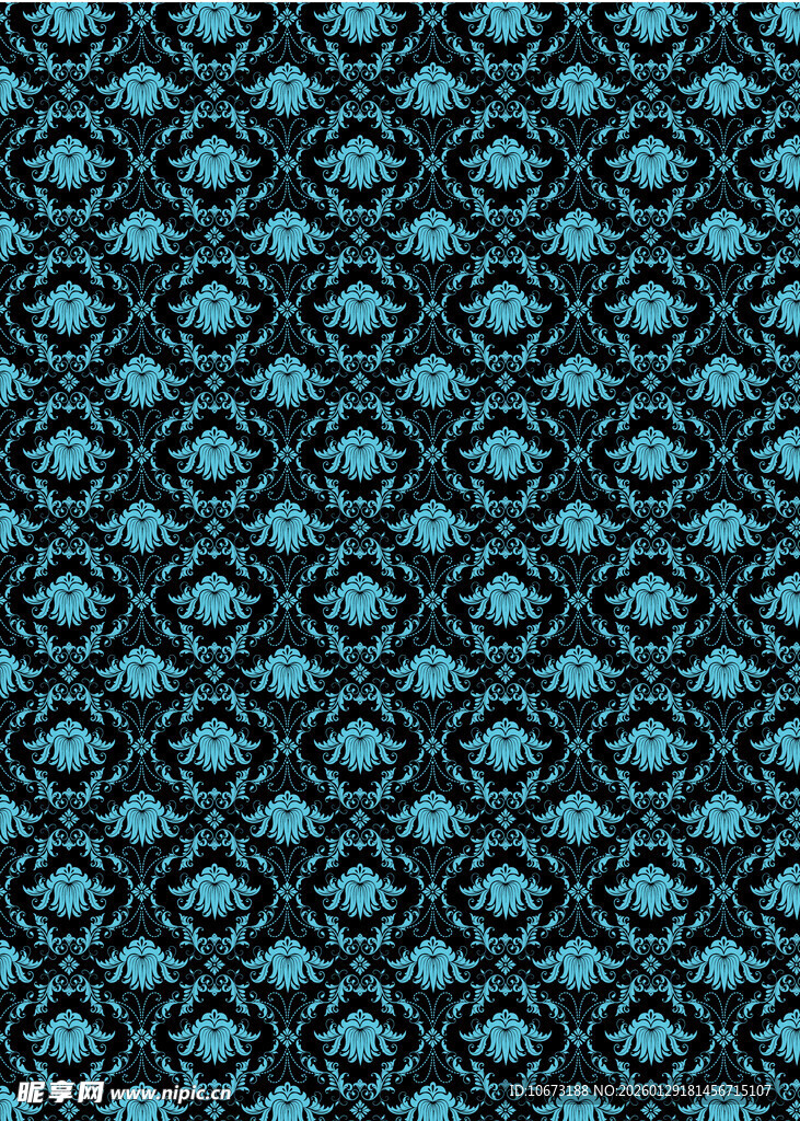 蓝色几何图案纹理背景