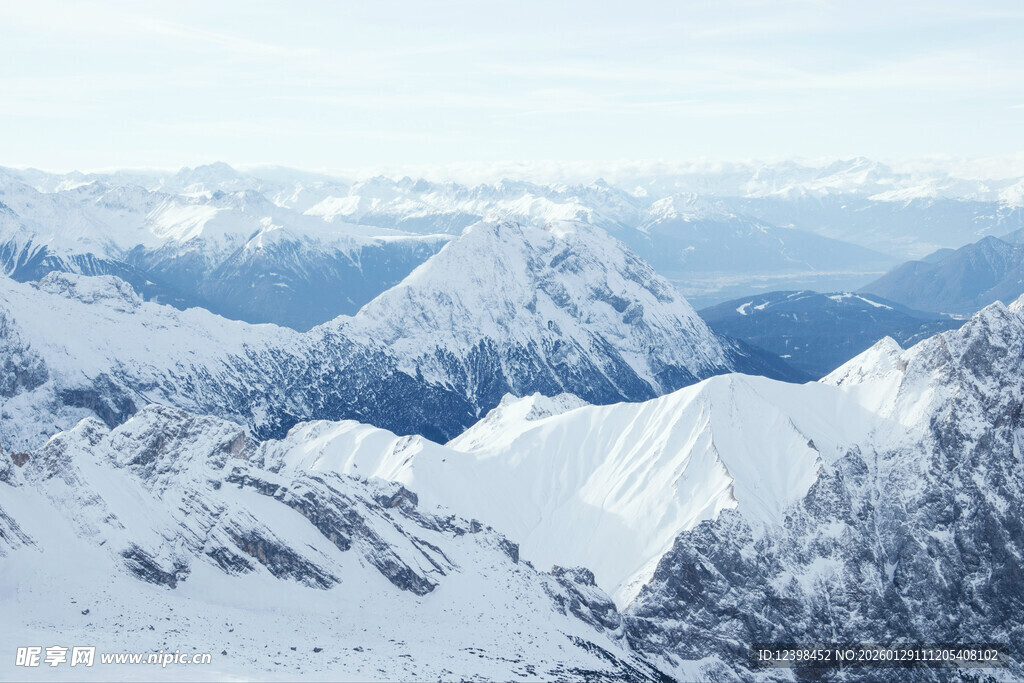 壮丽雪山风景