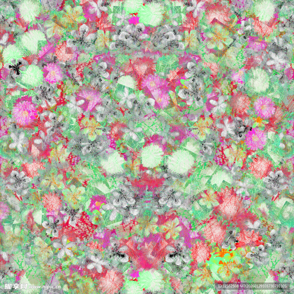 多彩梦幻抽象图案纹理