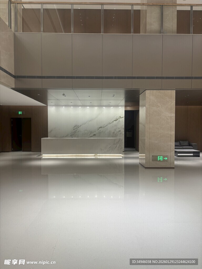 现代简约风格大厅场景