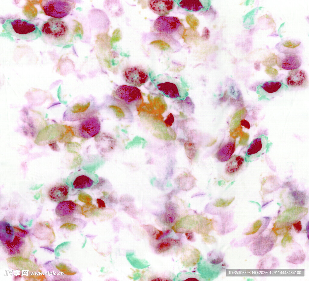 梦幻多彩细胞微观景象