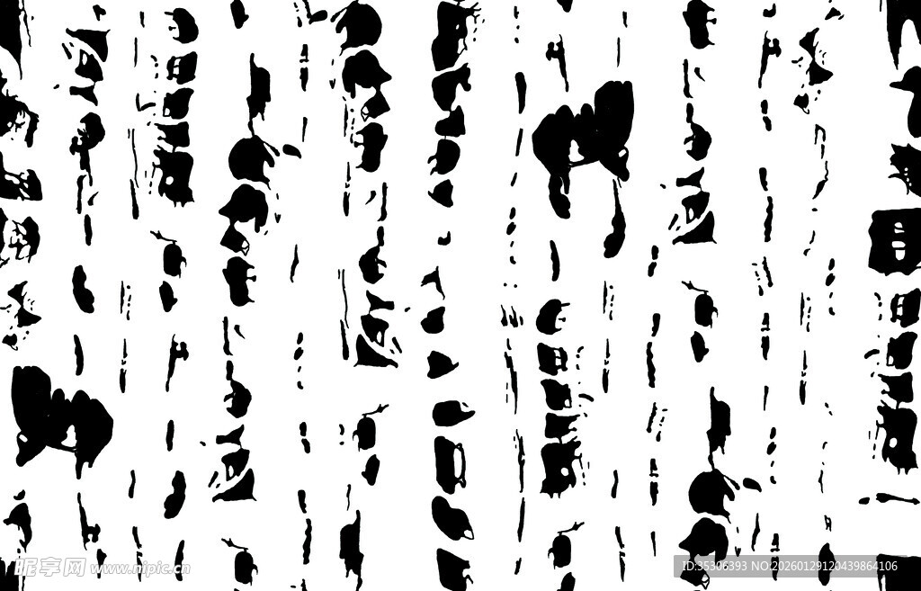 黑白墨痕纹理背景图案
