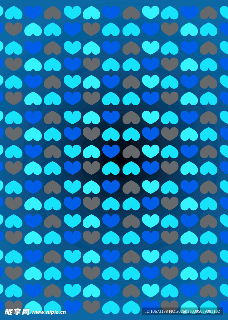 蓝色渐变几何图案背景