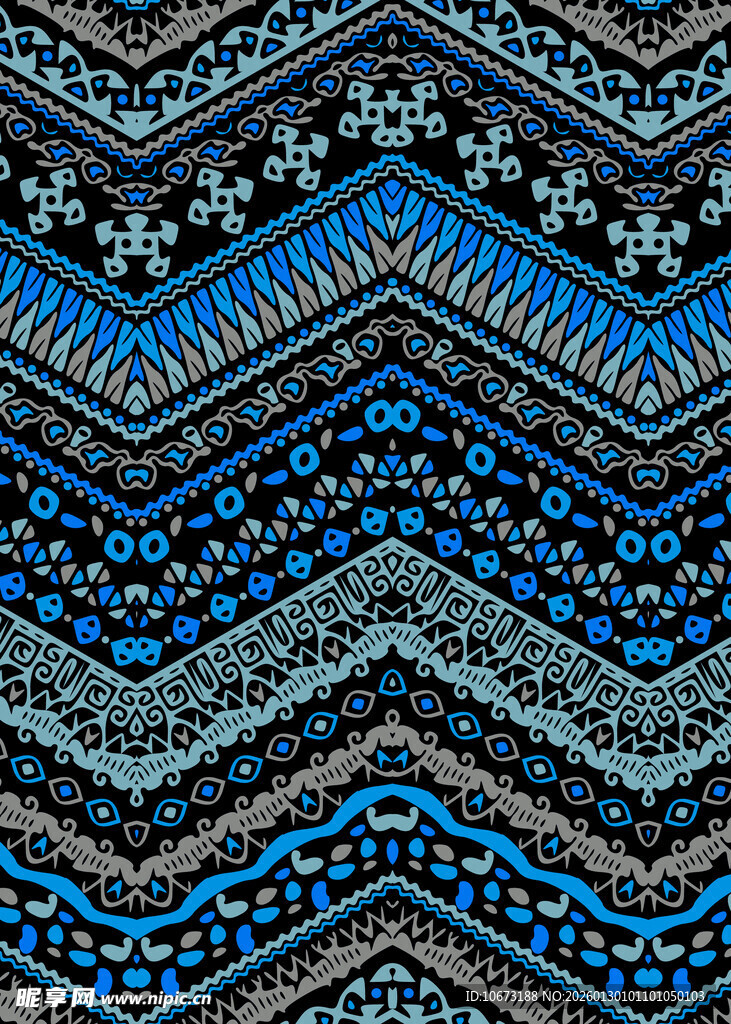 几何图案民族风织物纹理