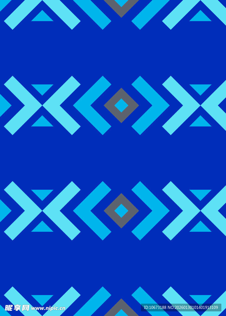 蓝色几何图案背景纹理