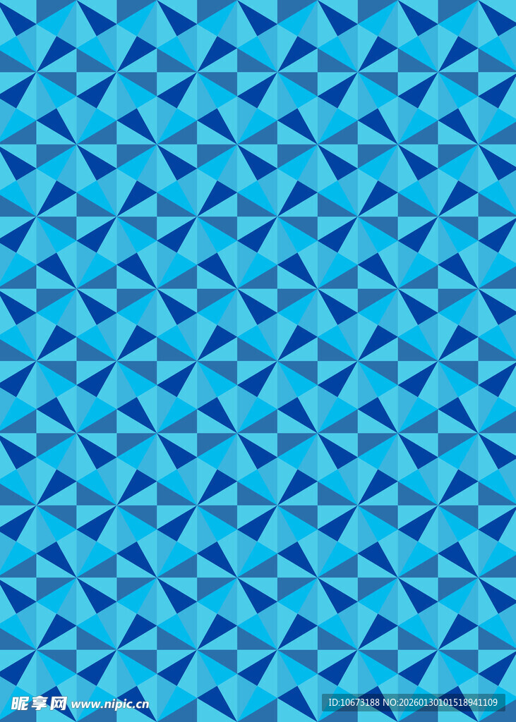 蓝色几何图案纹理背景
