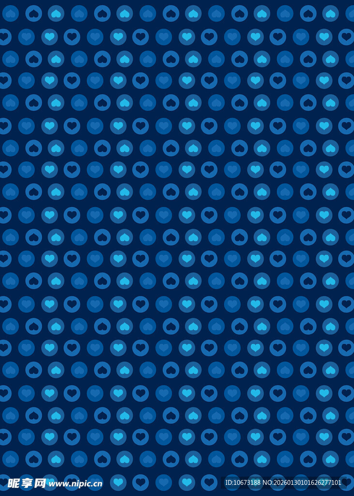 蓝色圆点图案背景
