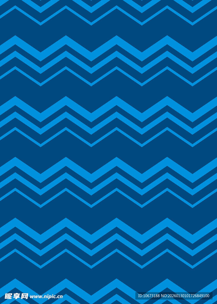 蓝色锯齿形图案背景