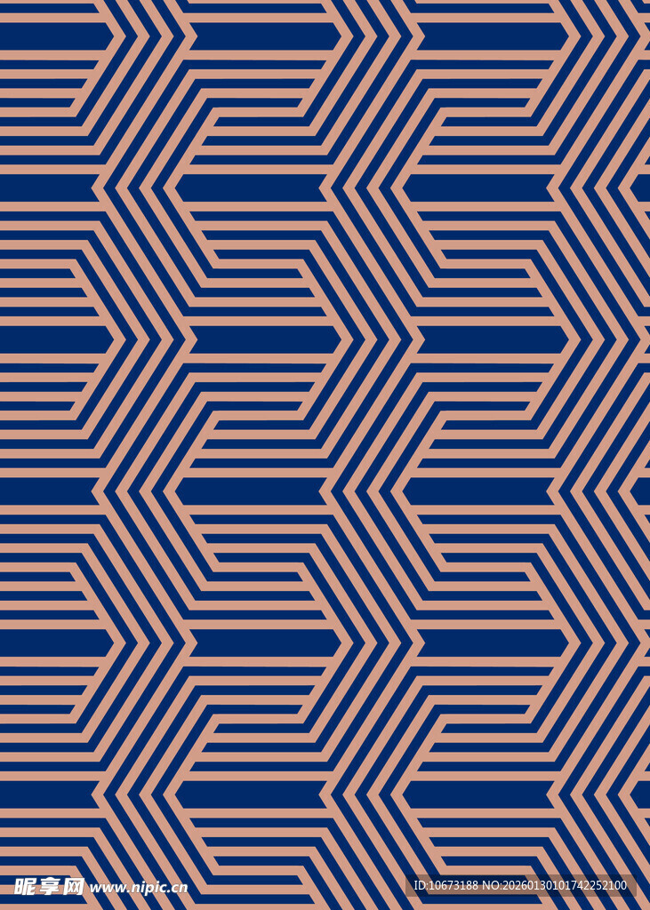 几何线条构成的重复图案