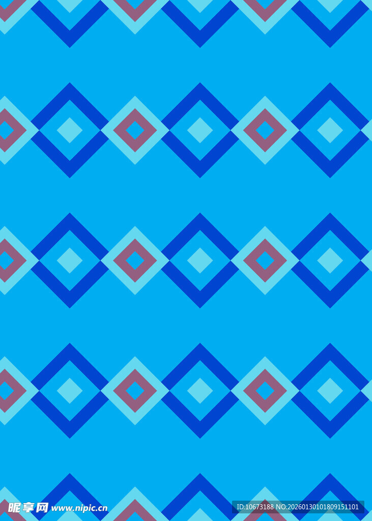 蓝色几何图案背景纹理