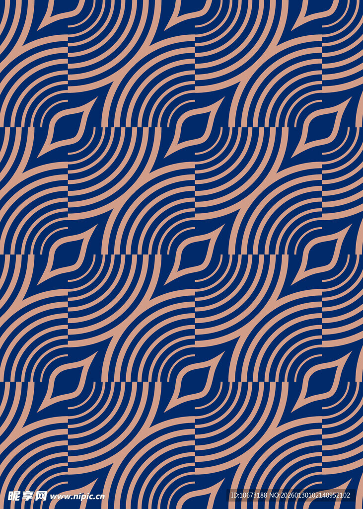 几何波纹图案背景