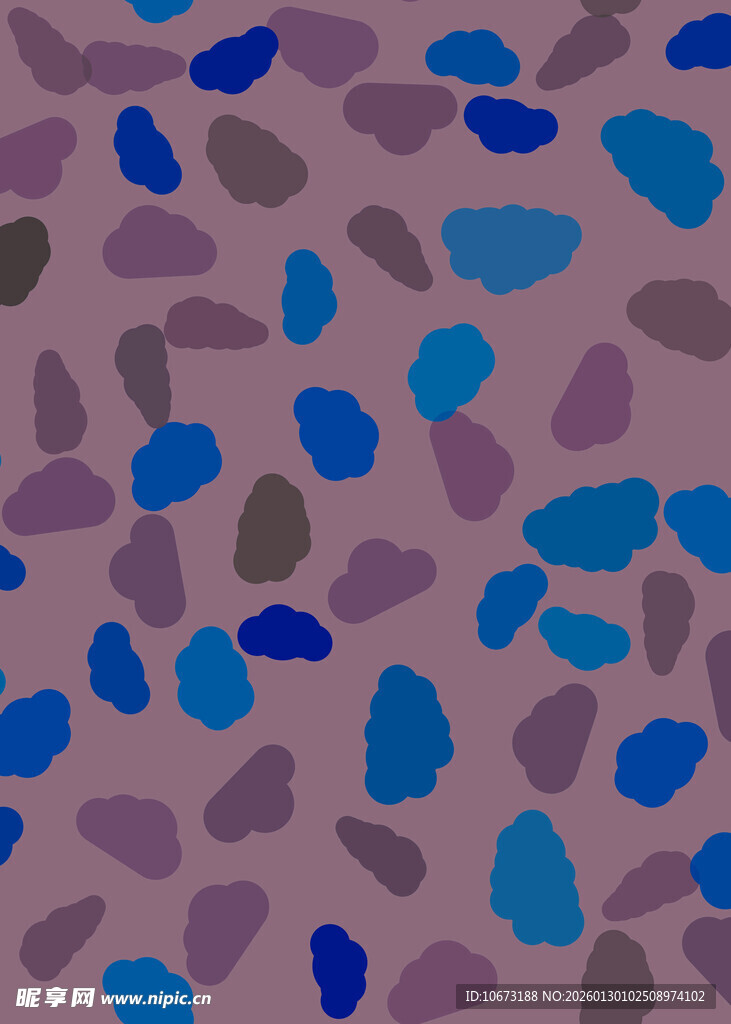 紫色系不规则色块图案