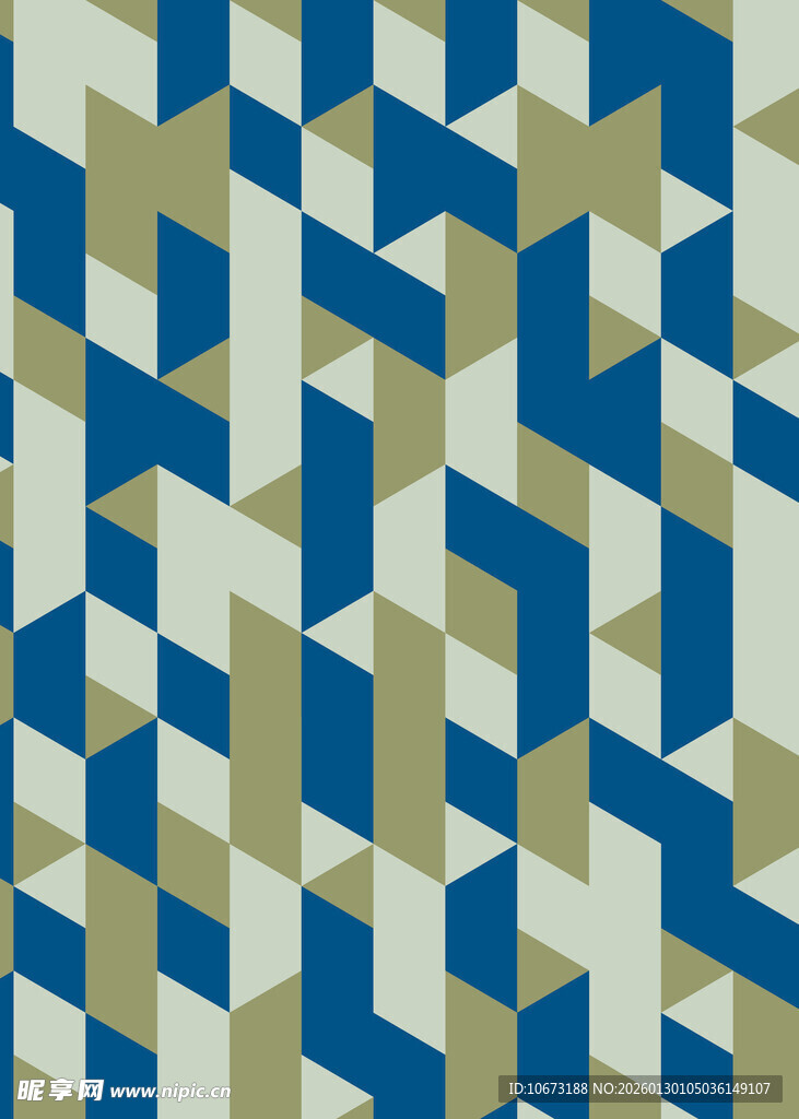 几何图案蓝黄白拼接纹理