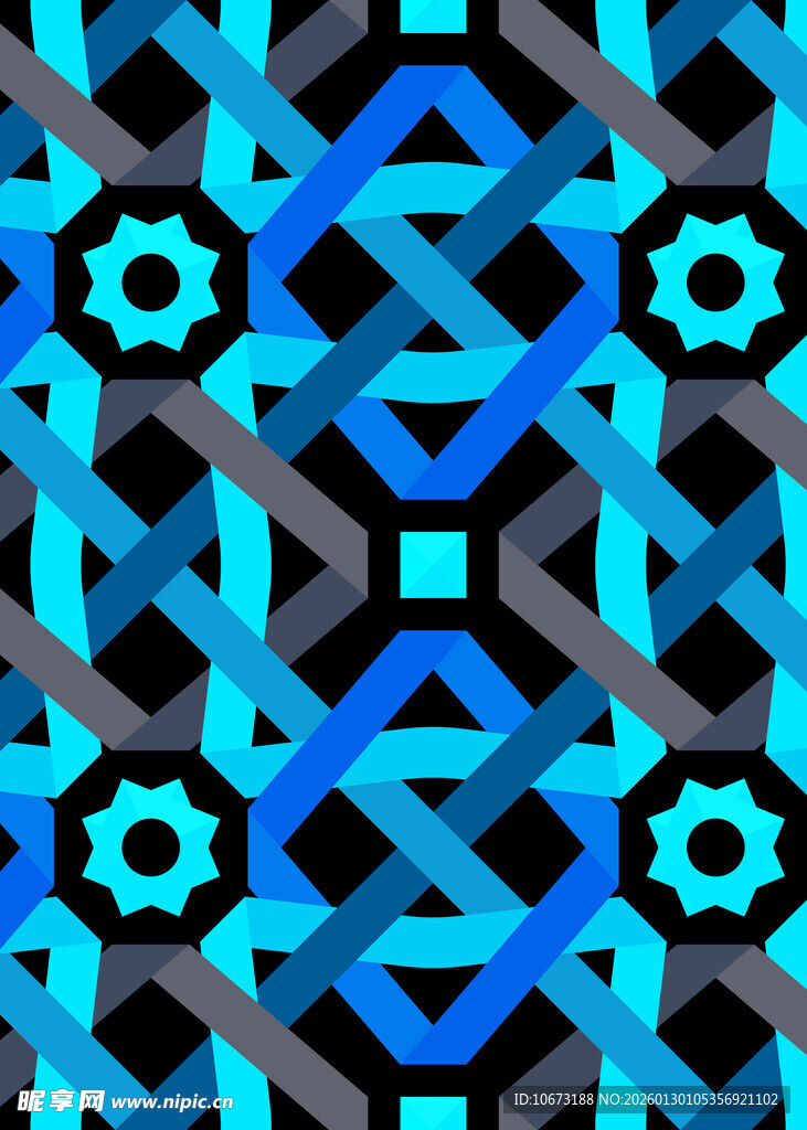 几何图案无缝背景纹理