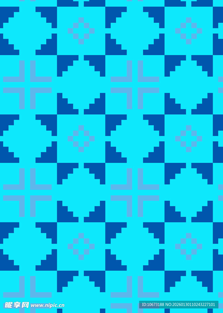 蓝绿色几何图案背景纹理