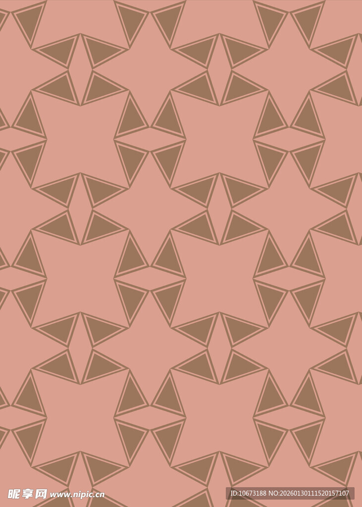 粉色几何星形图案纹理