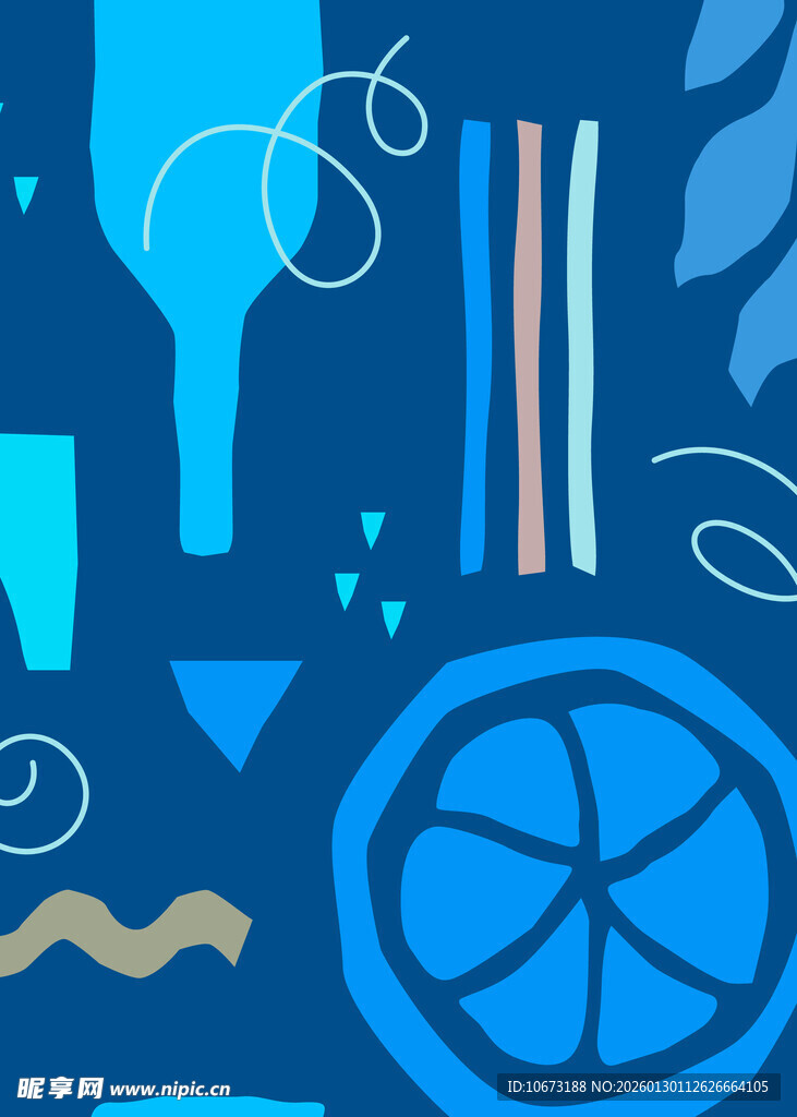 抽象几何图案装饰背景图