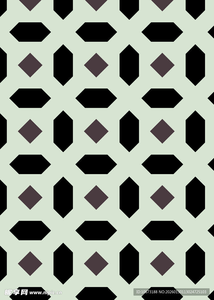 几何图案瓷砖设计