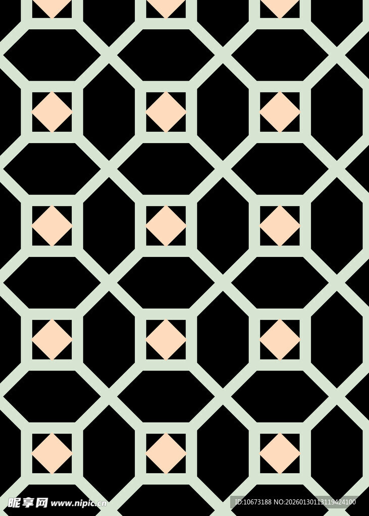 几何图案黑白粉色装饰纹理