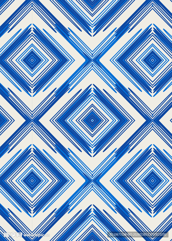 蓝白几何图案纹理背景