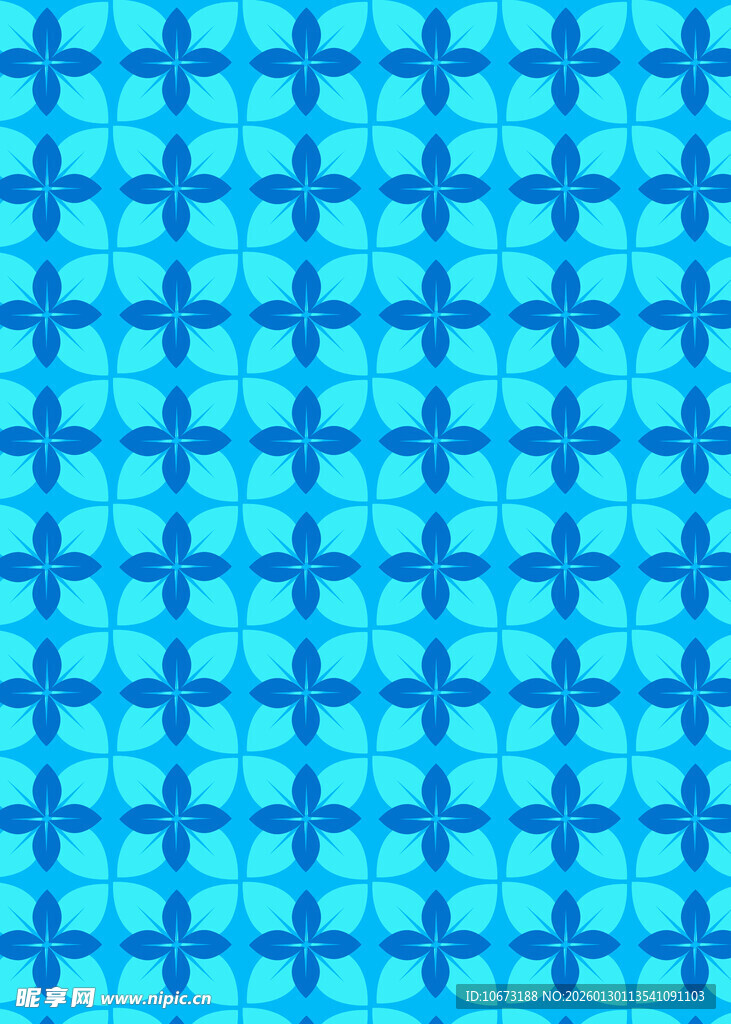 蓝绿色几何图案背景