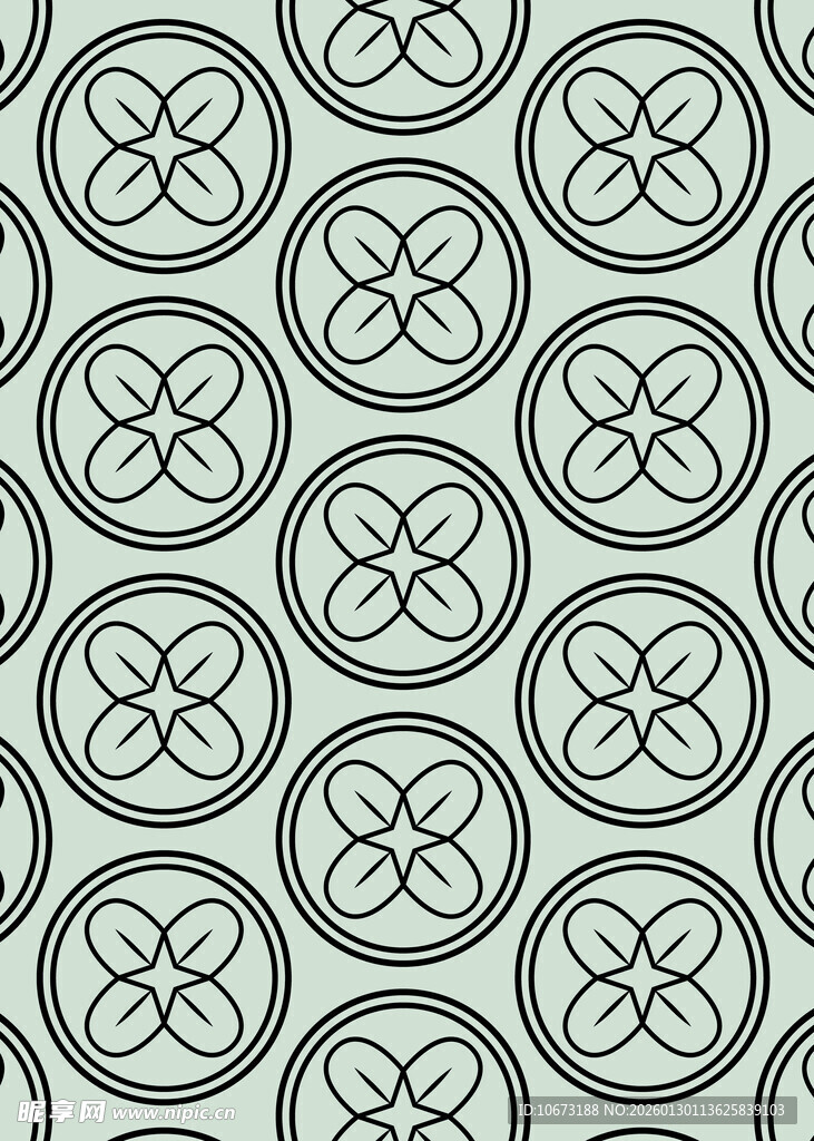 几何圆形图案背景纹理