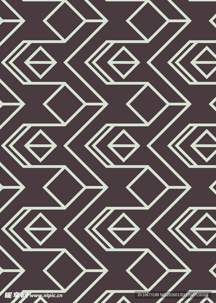 几何线条构成的简约图案