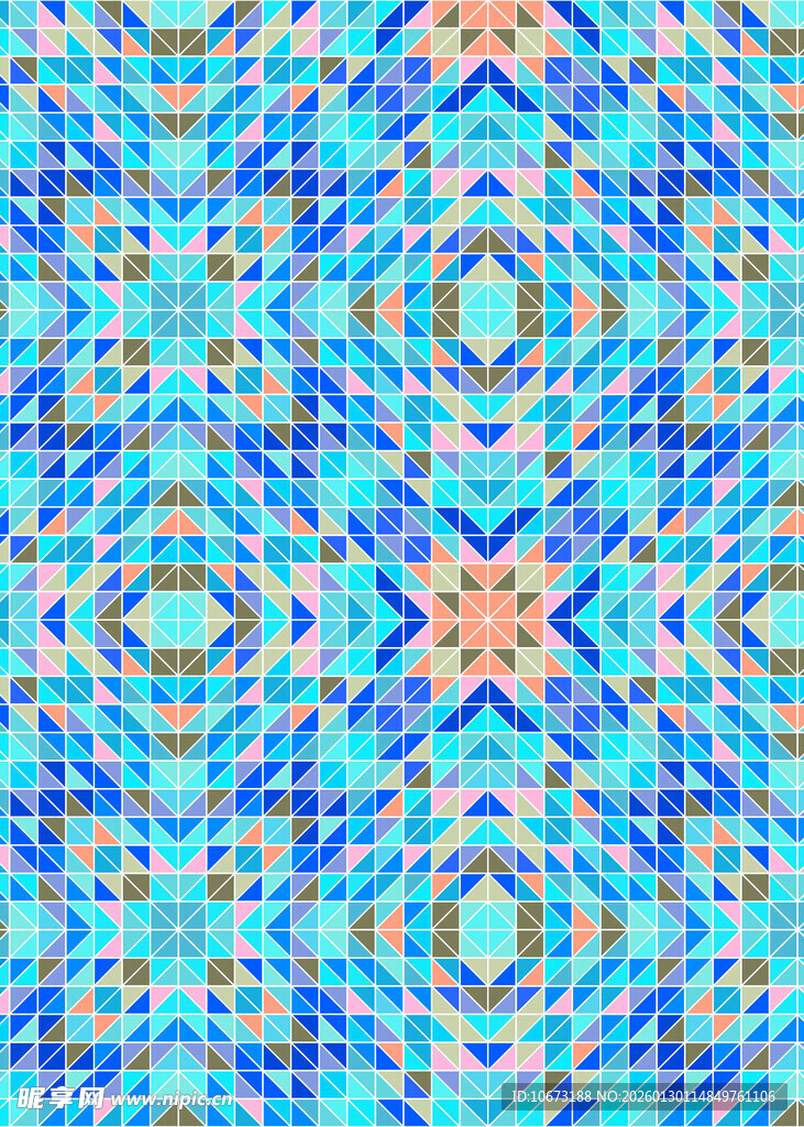 绚丽多彩几何图案纹理