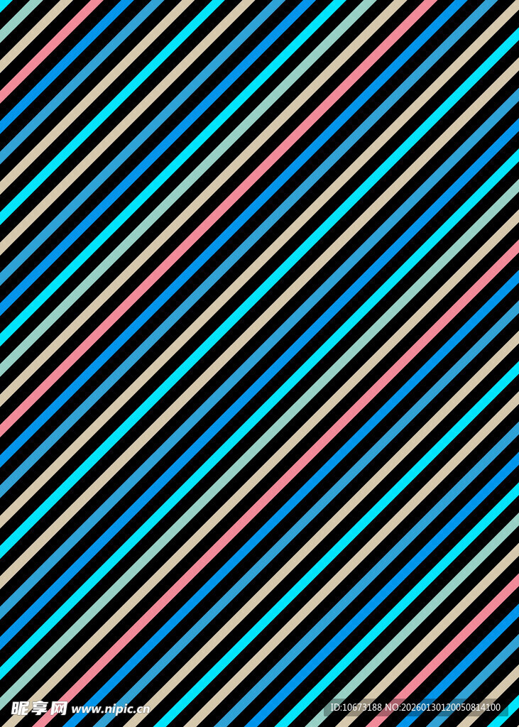 多彩斜纹条纹背景图案