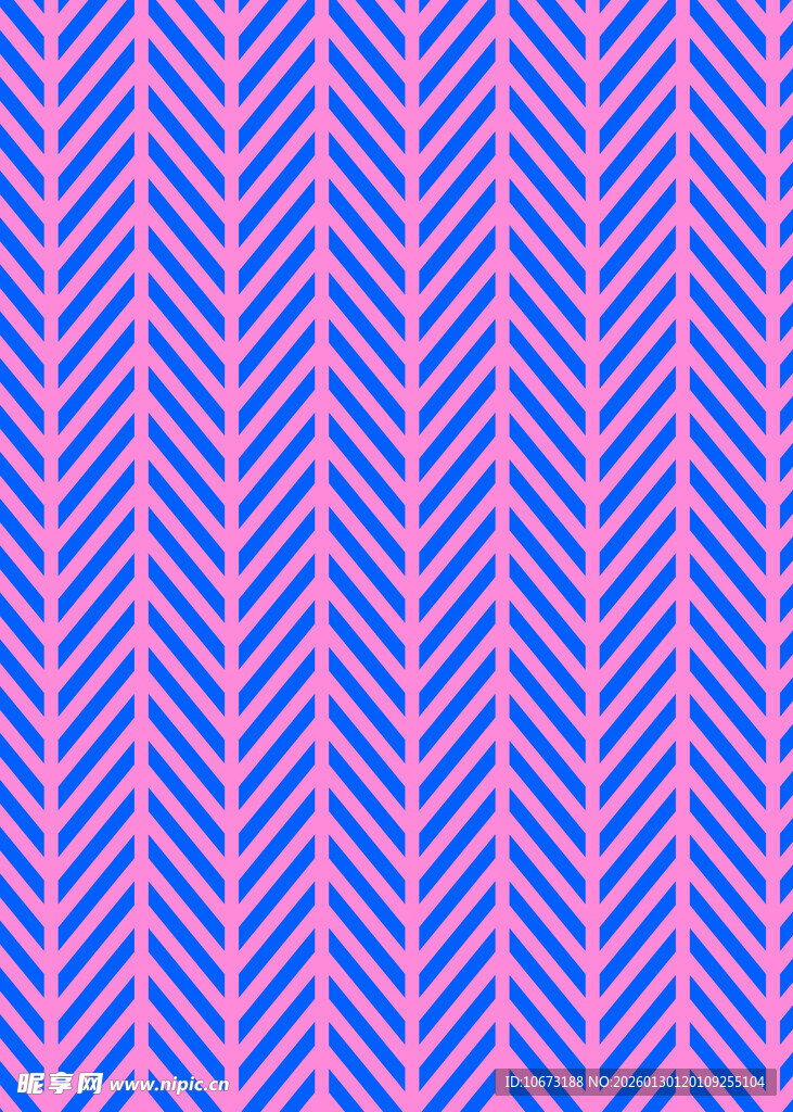 蓝紫相间人字形条纹图案