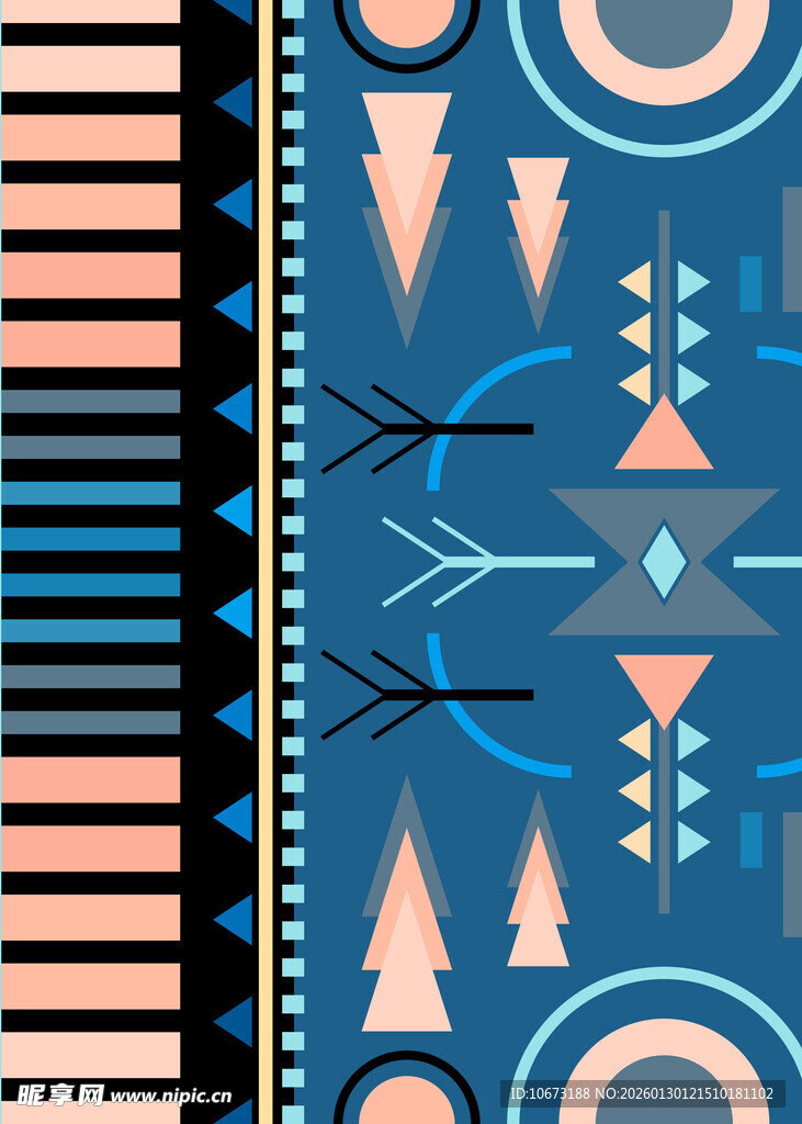 几何图案民族风装饰纹理