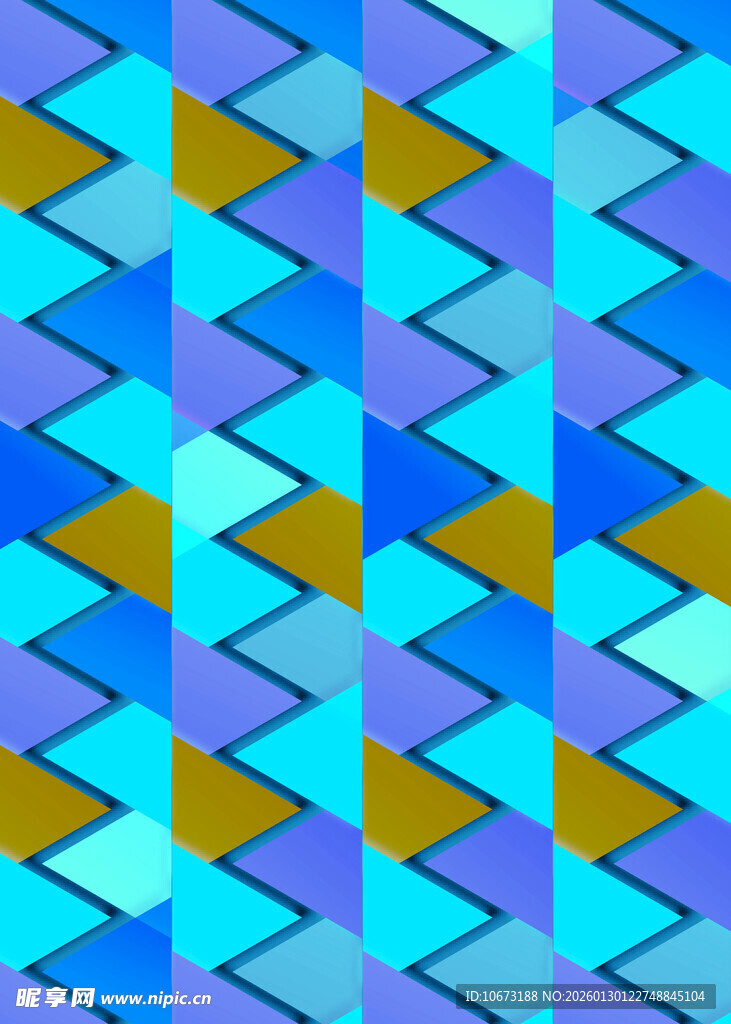 几何彩色拼接图案背景