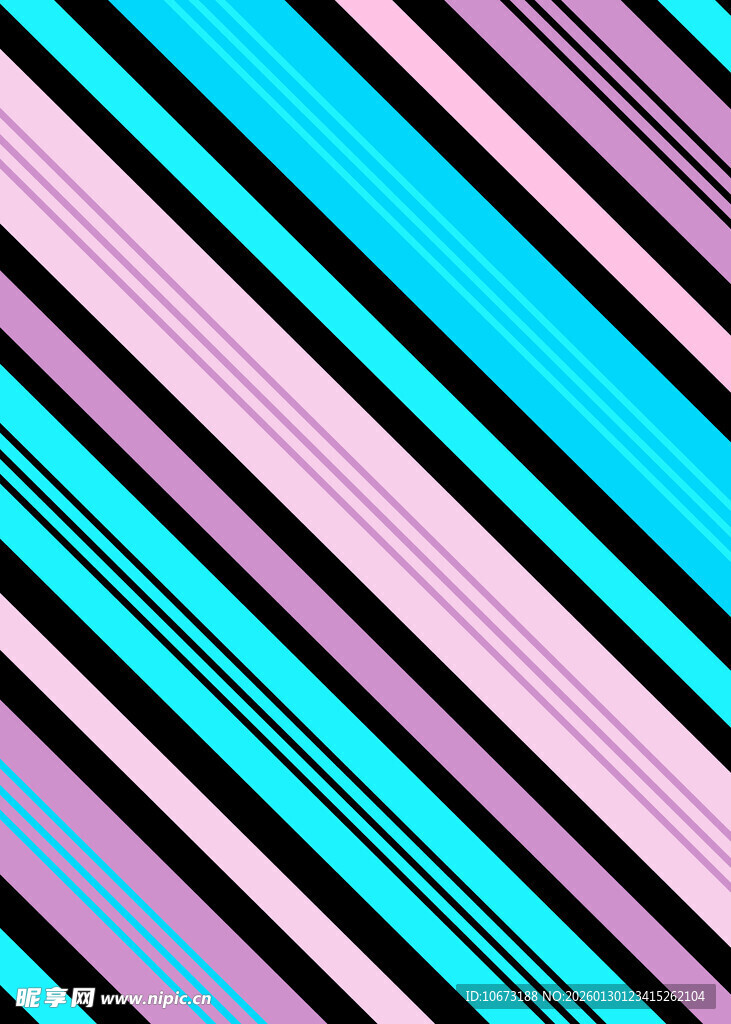 彩色斜条纹几何图案背景