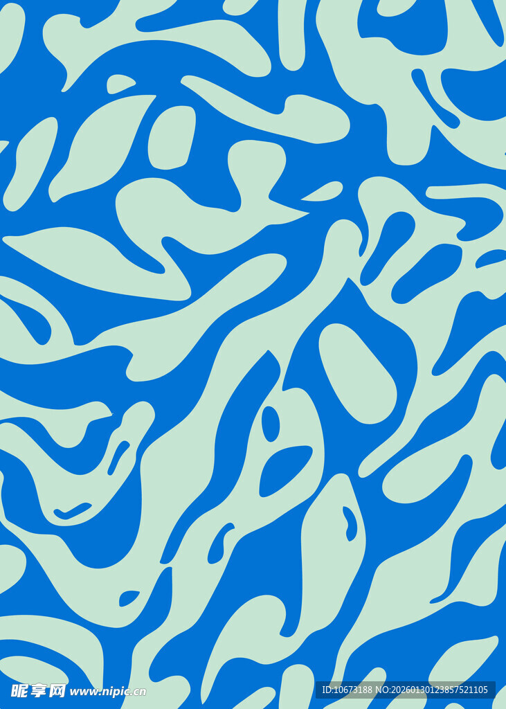 蓝白抽象纹理图案