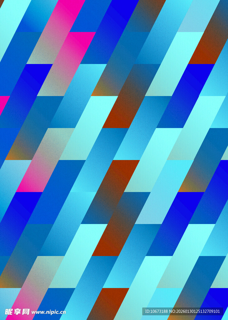 多彩斜纹几何图案背景