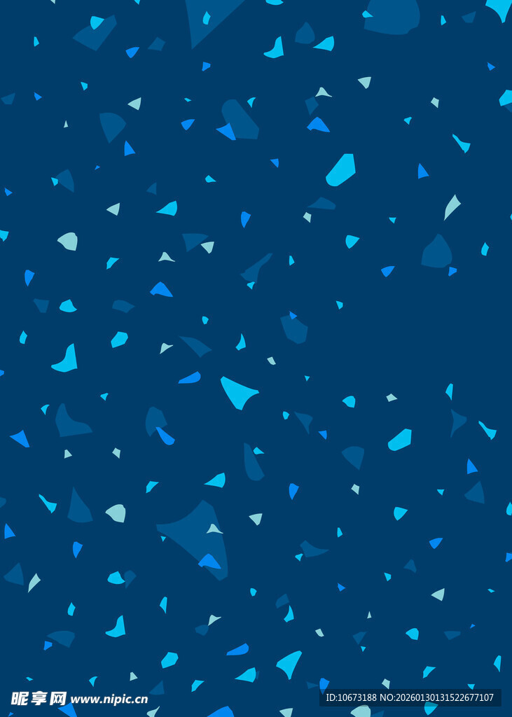 蓝色渐变碎块背景纹理