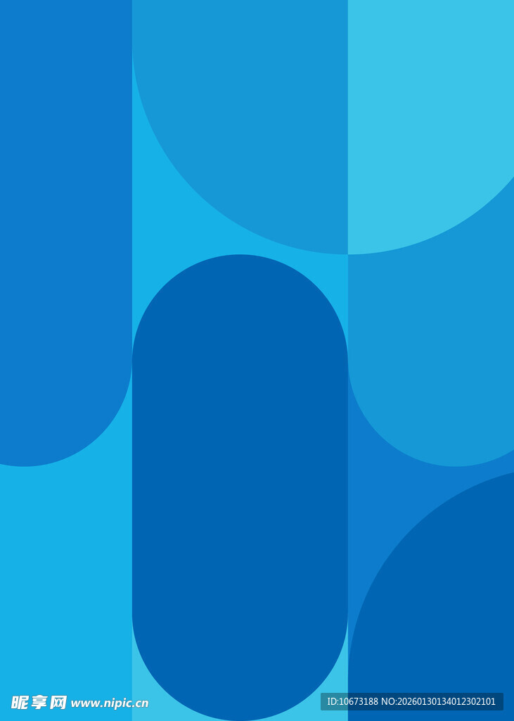 蓝色几何抽象图案背景