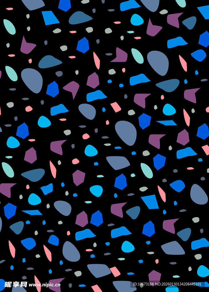 多彩抽象斑点图案背景
