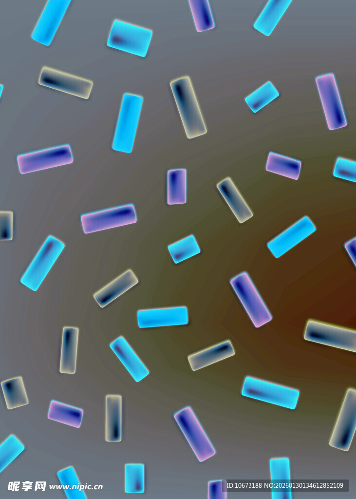 多彩长条图案抽象背景图