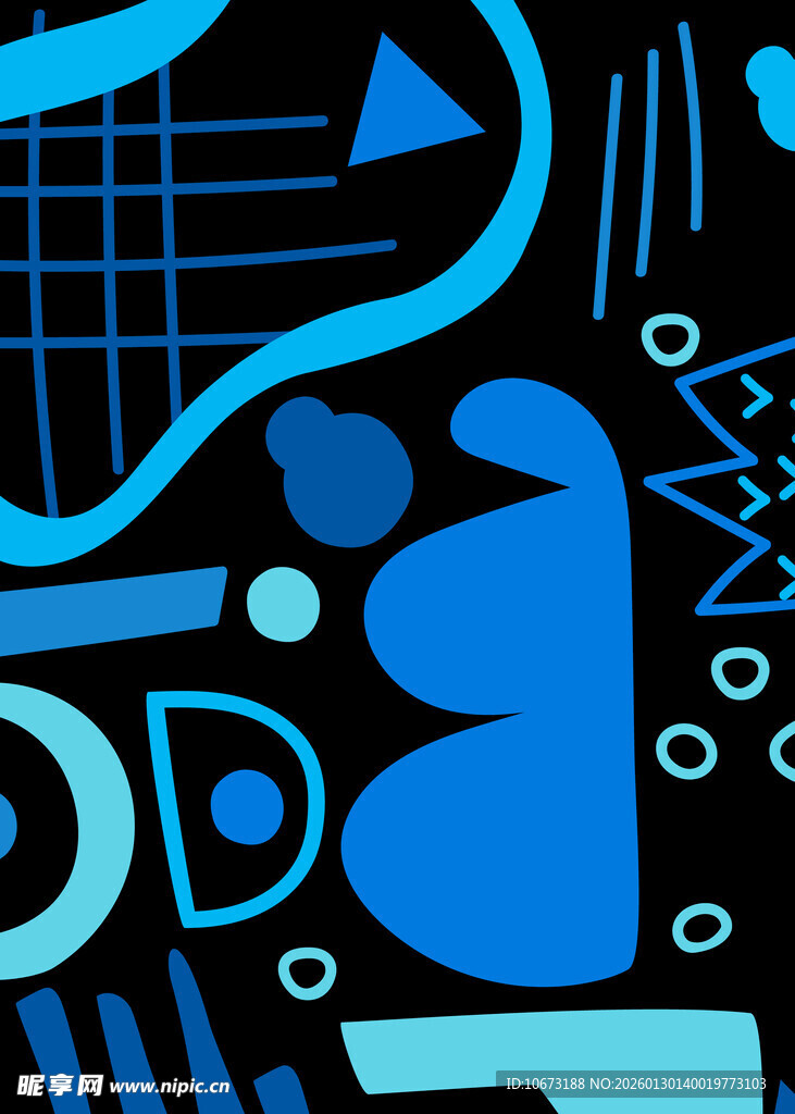 抽象几何图案艺术背景图