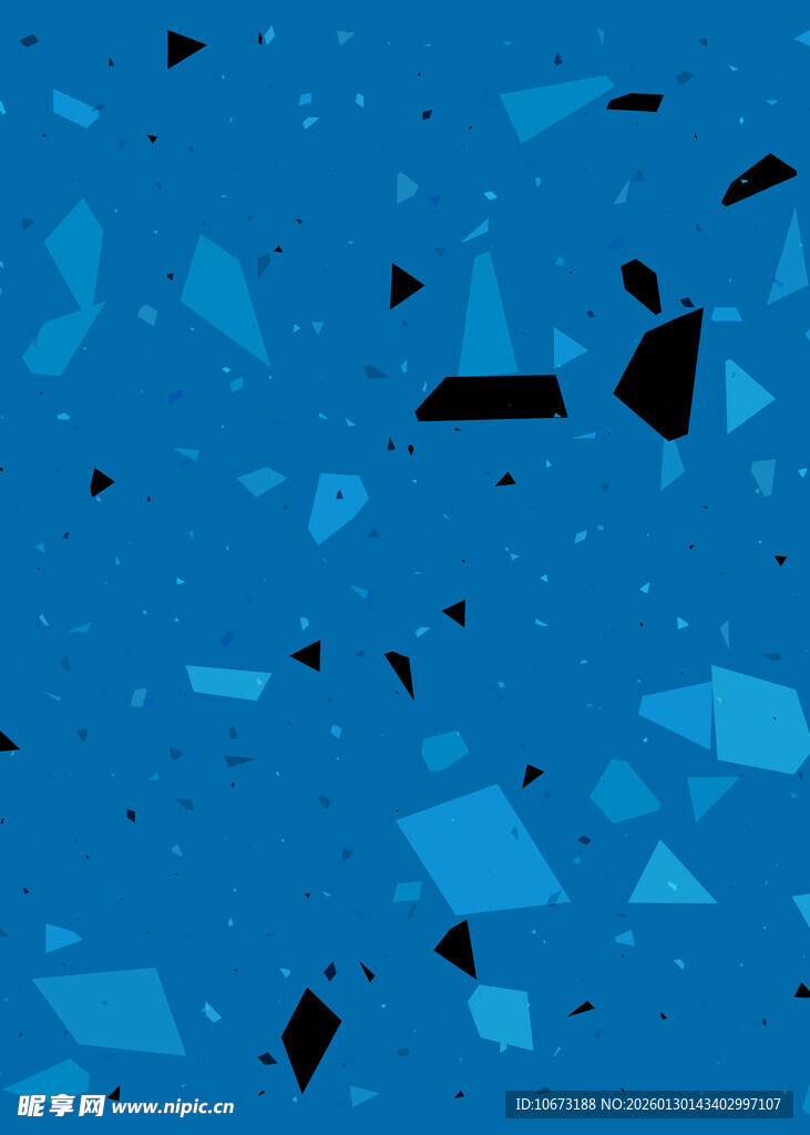 蓝色碎片背景纹理图案