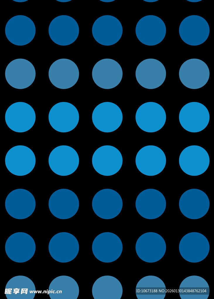 蓝色圆点图案背景