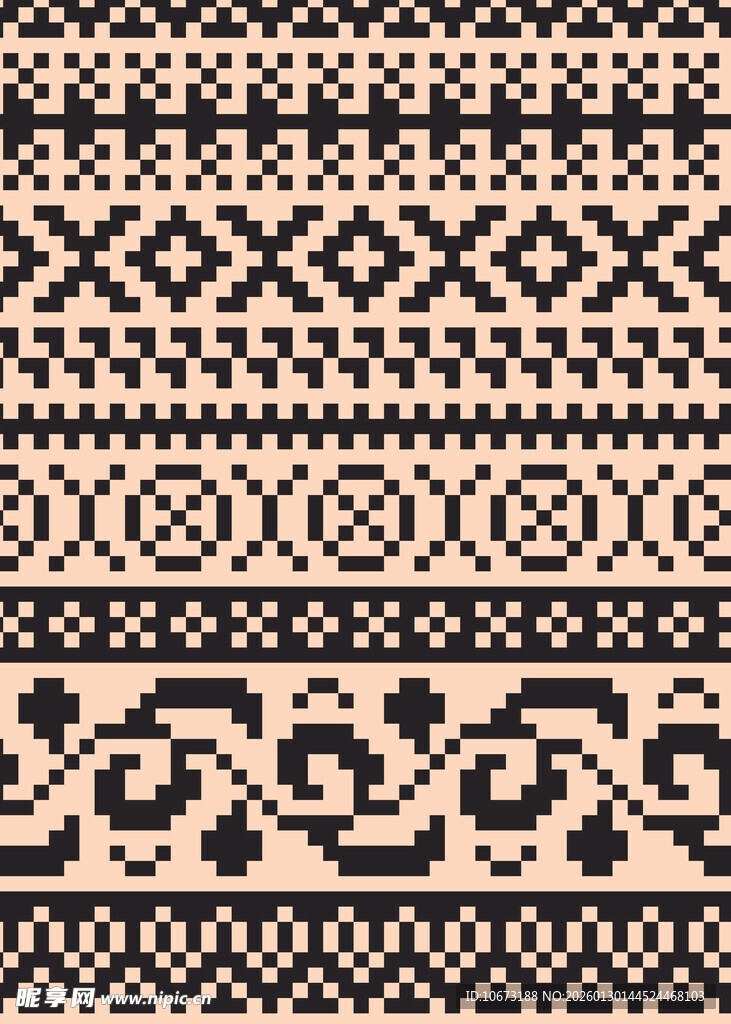 民族风几何图案纹理