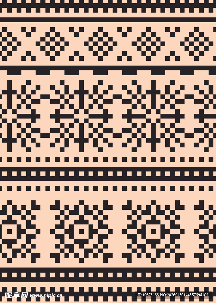 几何图案民族风纹理设计