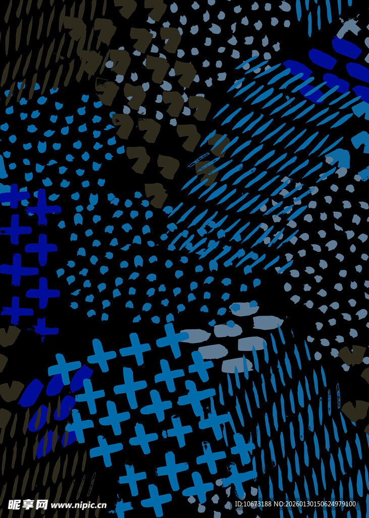 多彩几何图案布料纹理